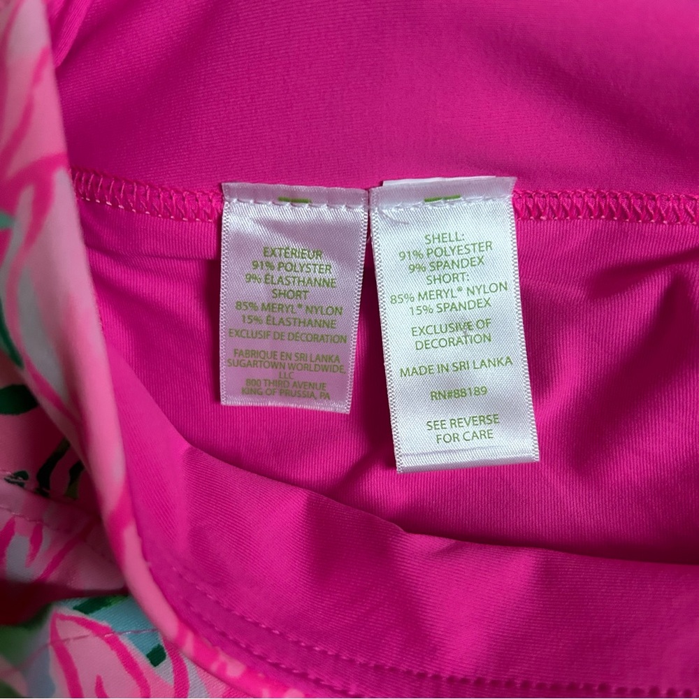 Lilly Pulitzer Luxeletic Floral Skirt/Skort - Picture 9 of 10